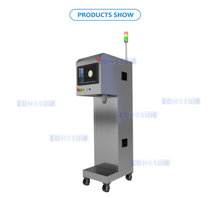 ZONESUN ZS-FKC15 Infrared Aluminum Foil Seal Inspection Machine for Food and Pharmaceutical Bottles