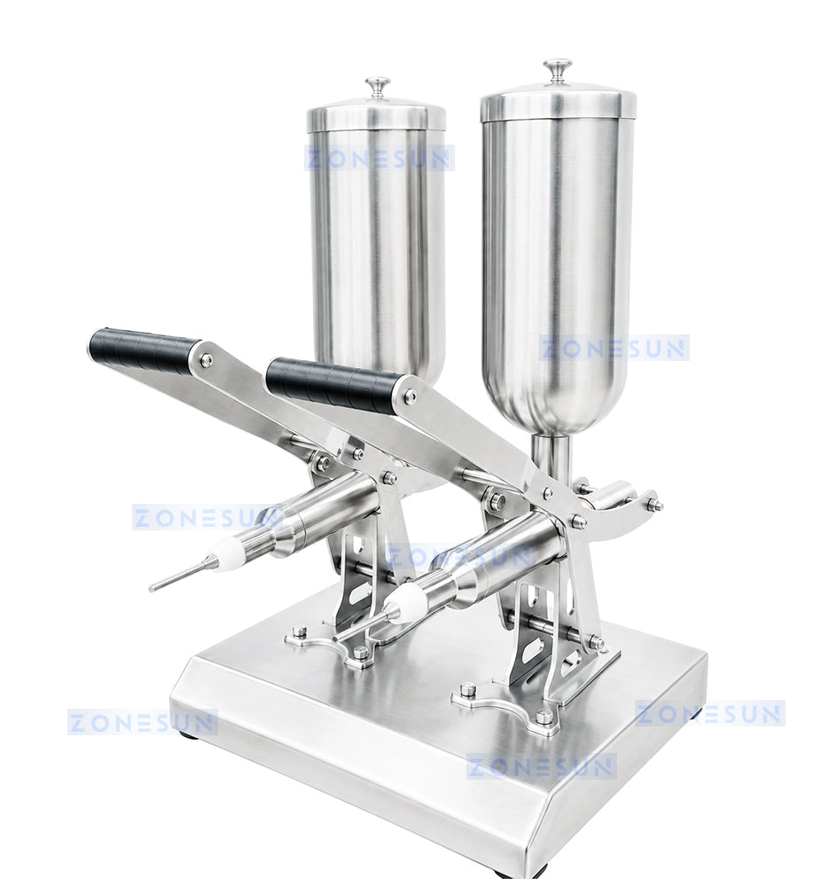 ZONESUN ZS-CZI4 Manual Cake Depositor Pastry Injector for Donuts, Churros, Cakes, Bread Paste