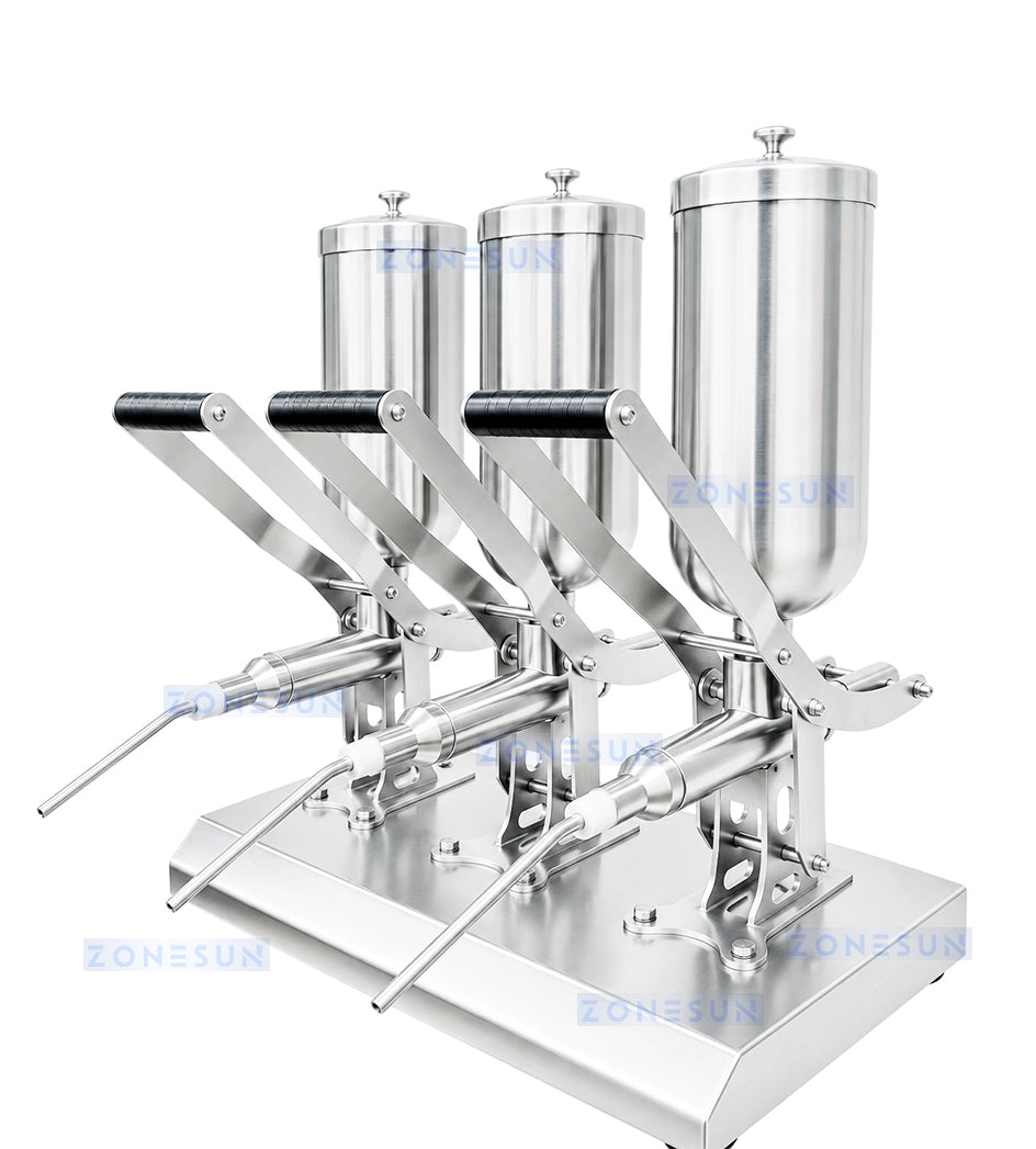ZONESUN ZS-CZI4 Manual Cake Depositor Pastry Injector for Donuts, Churros, Cakes, Bread Paste