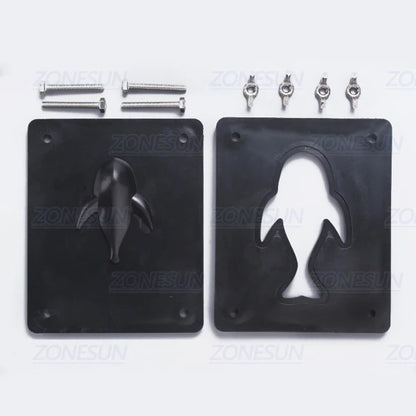 ZONESUN Fish DIY Key Chain Leather Shaped Mold Handcraft Tools Moldling Leather Punching Die Cuts Leathercraft Tool Sets