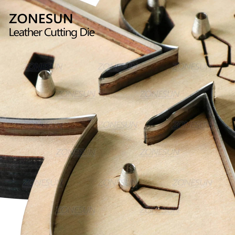 ZONESUN Custom Horse Leather Key Chain Die Cuts For Handmade Key Ring DIY  Hang Decoration Cutting Clicker Die Steel Rule Die