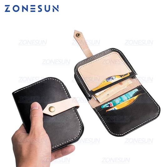 ZONESUN C6 Bank Credit Card Holder Custom Leather Cutting Die Handicraft Punching Tool Wallet Clicker Steel Rule Die