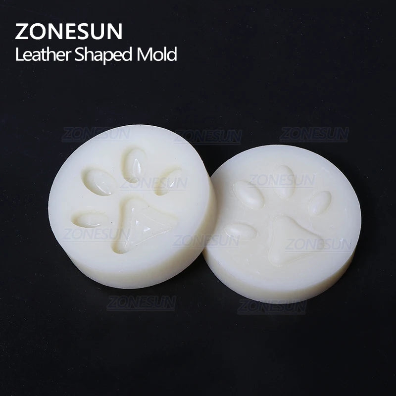 ZONESUN Paw DIY Key Chain Leather Shaped Mold Handcraft Tools Moldling Leather Punching Die Cuts Leathercraft Tool Sets