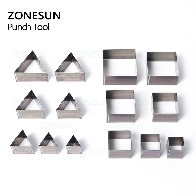 ZONESUN Half-Circle Drop Leather Cutting Die Clicker Steel Rule Die 20/25/30/50mm Punching Tool For Cutting Out Leather Earring