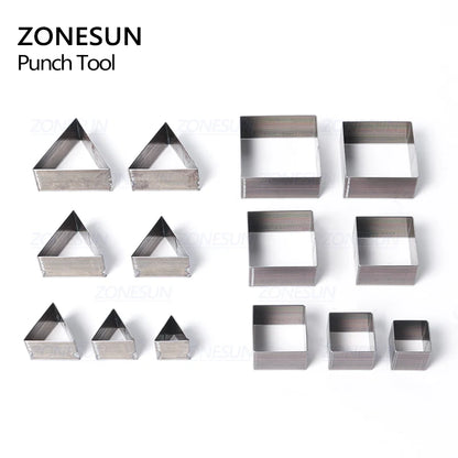 ZONESUN Half-Circle Drop Leather Cutting Die Clicker Steel Rule Die 20/25/30/50mm Punching Tool For Cutting Out Leather Earring