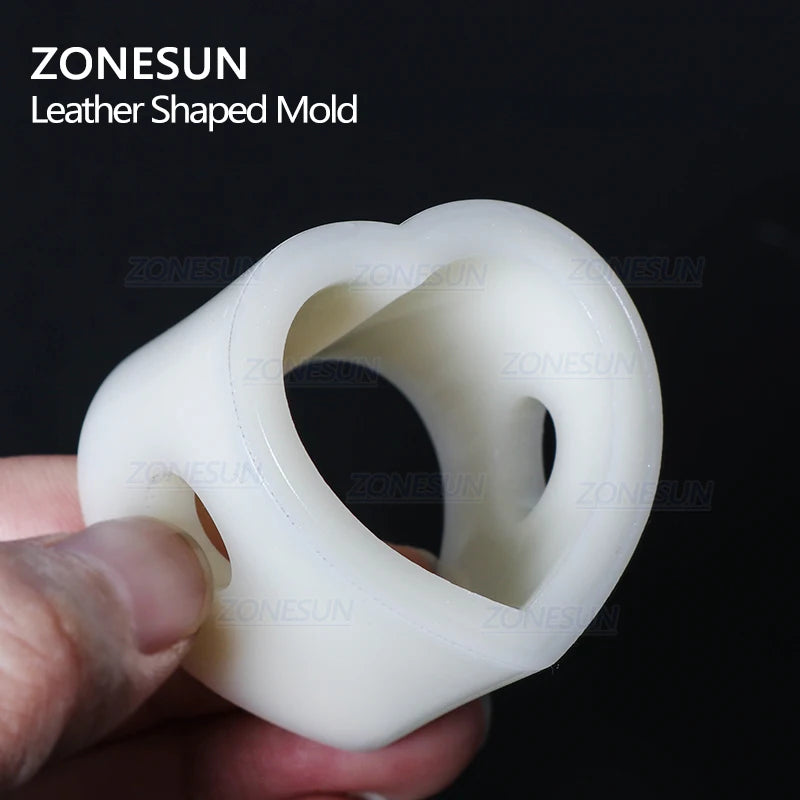 ZONESUN DIY Key Chain Leather Heart Shaped Mold Handcraft Tools Molding Leather Punching Die Cuts Leathercraft Tool Sets