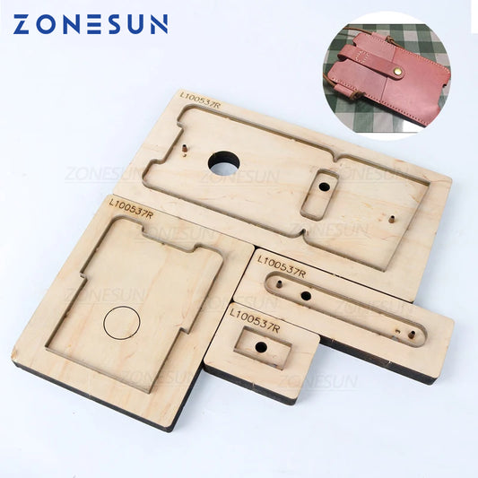 ZONESUN Card clip / Wallet / Purse/Change Purse Steel Rule Die Cut, Cutting Mold for Leather, Steel Punch - Cutter