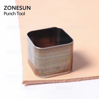 ZONESUN Half-Circle Drop Leather Cutting Die Clicker Steel Rule Die 20/25/30/50mm Punching Tool For Cutting Out Leather Earring