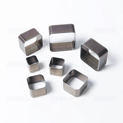 ZONESUN Half-Circle Drop Leather Cutting Die Clicker Steel Rule Die 20/25/30/50mm Punching Tool For Cutting Out Leather Earring