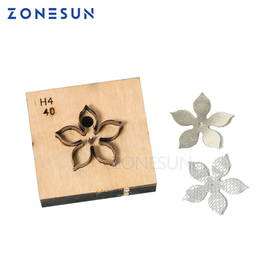 ZONESUN Flower Leather Cutting Die Papercraft Paper Art Leather Decoration Tool For Die Cutting Machine Diy Handicraft Cutter