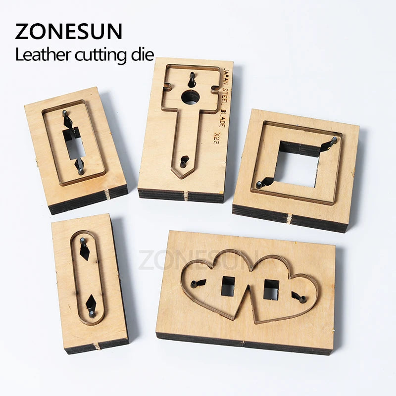ZONESUN DIY Earphone Cord Keeper Leather Cord Organizer Earbud Holder Cutting Die For Die Cutting Machine Handicraft Cutter