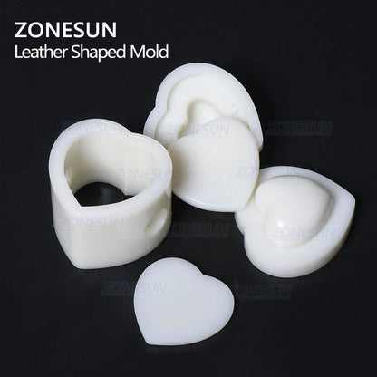 ZONESUN DIY Key Chain Leather Heart Shaped Mold Handcraft Tools Molding Leather Punching Die Cuts Leathercraft Tool Sets
