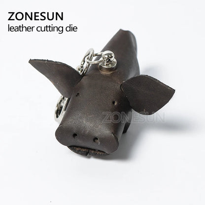ZONESUN Japan Steel Blade Rule Die Clicker Dies Punch Tool Pig Cutting Mold Wood Templat  For Leather Die Cutting Machine