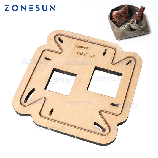 ZONESUN Storage Box Custom Leather Cutting Die Handicraft Tool Punching Leather Cutter Mold DIY Paper Laser Die Cuts