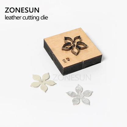 ZONESUN Flower Leather Cutting Die Papercraft Paper Art Leather Decoration Tool For Die Cutting Machine Diy Handicraft Cutter