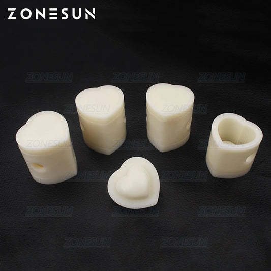 ZONESUN DIY Key Chain Leather Heart Shaped Mold Handcraft Tools Molding Leather Punching Die Cuts Leathercraft Tool Sets