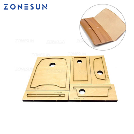 ZONESUN wallet customized leather Blade cutting die steel rule die handicraft tool punch cutter handicraft diy handmade