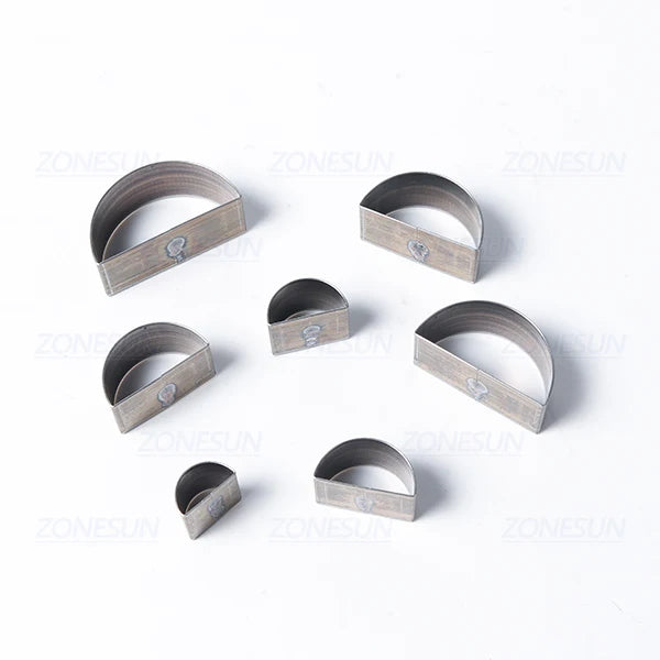 ZONESUN Half-Circle Drop Leather Cutting Die Clicker Steel Rule Die 20/25/30/50mm Punching Tool For Cutting Out Leather Earring