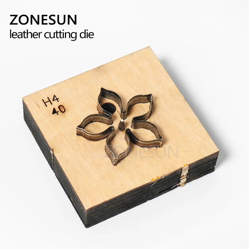 ZONESUN Flower Leather Cutting Die Papercraft Paper Art Leather Decoration Tool For Die Cutting Machine Diy Handicraft Cutter