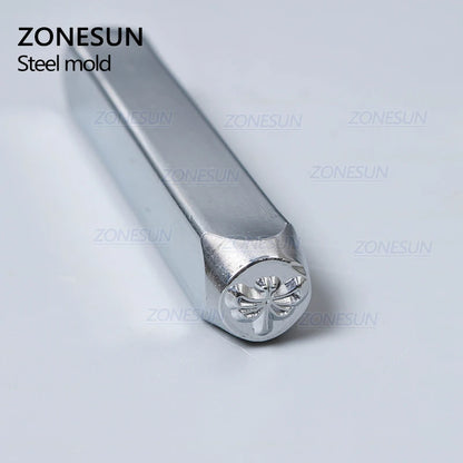 ZONESUN Design Metal Stamps kit Stamps Tools DIY Jewelry Gold Silver Metal leather LOGO Stamp