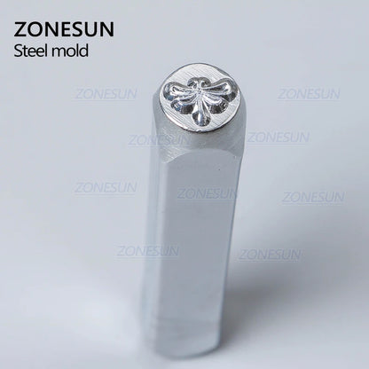 ZONESUN Design Metal Stamps kit Stamps Tools DIY Jewelry Gold Silver Metal leather LOGO Stamp