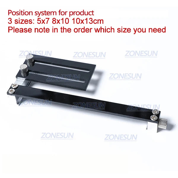 ZONESUN Hot Foil Stamping Machine Accessory Spare Parts Position Holder Foil Roll Holder T-Slot Workbench Heating Element
