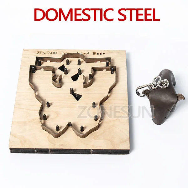 ZONESUN Japan Steel Blade Rule Die Clicker Dies Punch Tool Bull Cutting Mold Wood Templat  For Leather Die Cutting Machine