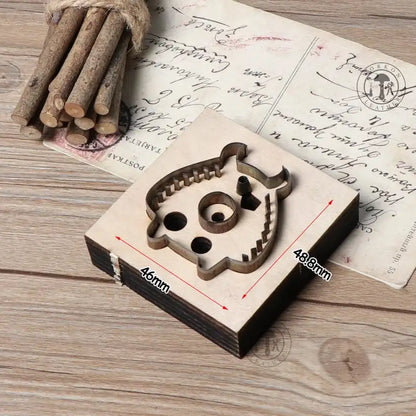 ZONESUN monster key fob ring cover earphone customized leather cutting click press steel rule die handmade handicraft diy gift