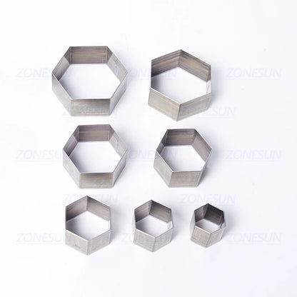 ZONESUN Half-Circle Drop Leather Cutting Die Clicker Steel Rule Die 20/25/30/50mm Punching Tool For Cutting Out Leather Earring