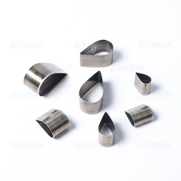 ZONESUN Half-Circle Drop Leather Cutting Die Clicker Steel Rule Die 20/25/30/50mm Punching Tool For Cutting Out Leather Earring