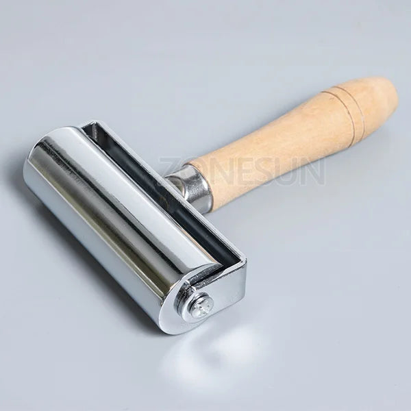 ZONESUN Press Edge Roller Leather Glue Laminating Leather Craft Tools Leather Edge Creaser Smoother For DIY Handmade