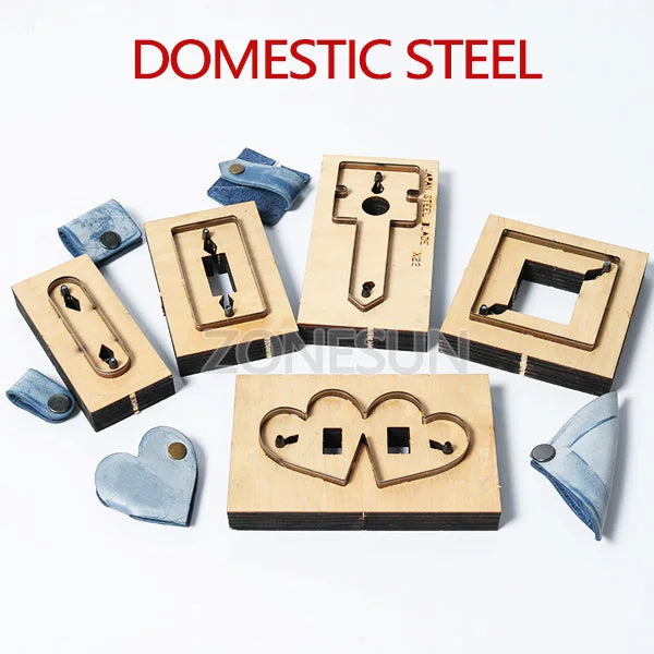 ZONESUN DIY Earphone Cord Keeper Leather Cord Organizer Earbud Holder Cutting Die For Die Cutting Machine Handicraft Cutter