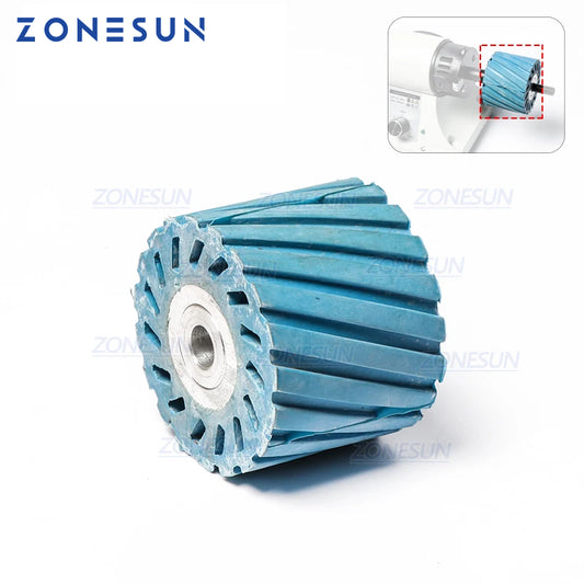 ZONESUN Leather Edge Polisher For Leather Burnishing Machine Rubber Wheel Edge Polishing Leather Tip Side Border Polisher