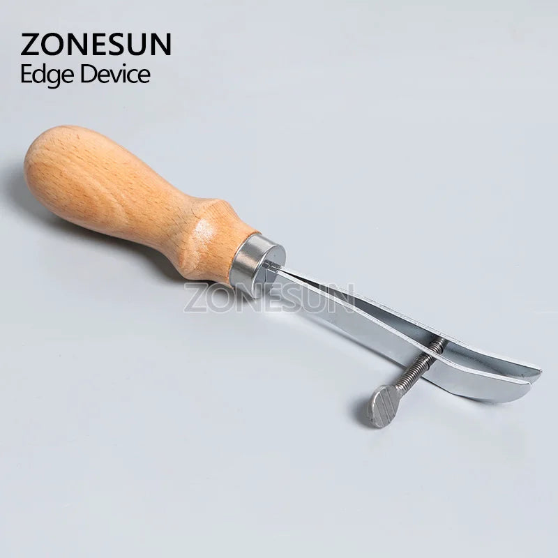 ZONESUN Adjustable Edge Creaser Edge Crafts Leather DIY Handcrafted Work Tool Leather Edge Line Press Spacing Margin
