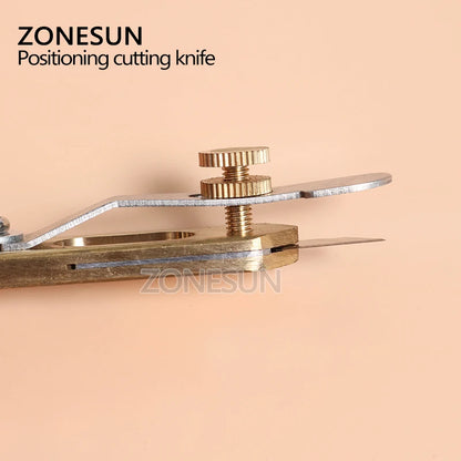 ZONESUN Hand DIY Draw Gauge Professional Patchwork Fabric leather Craft Cut Strap Sewing Cutter  Knife Tool With Blade