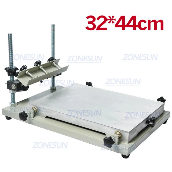 ZONESUN High Precision Stencil Printer Silk Screen Printer SMT Solder Paste Silk Screen Printing Machine For Metal Plastic Wood