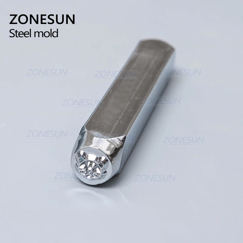 ZONESUN Cat Jewelry Stamping Metal Alphabet LOGO Steel Stamps Mold Marking Tool Punch Die For Gold Ring Bracelet Necklace