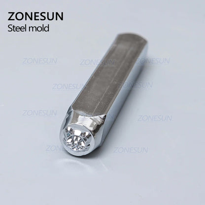 ZONESUN Cat Jewelry Stamping Metal Alphabet LOGO Steel Stamps Mold Marking Tool Punch Die For Gold Ring Bracelet Necklace