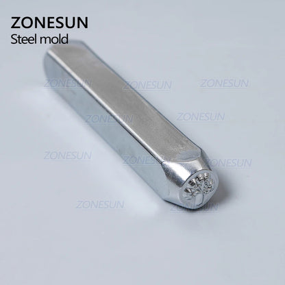 ZONESUN Tree Jewelry Stamping Metal Alphabet LOGO Steel Stamps Mold Marking Tool Punch Die For Leather Ring Bracelet Necklace