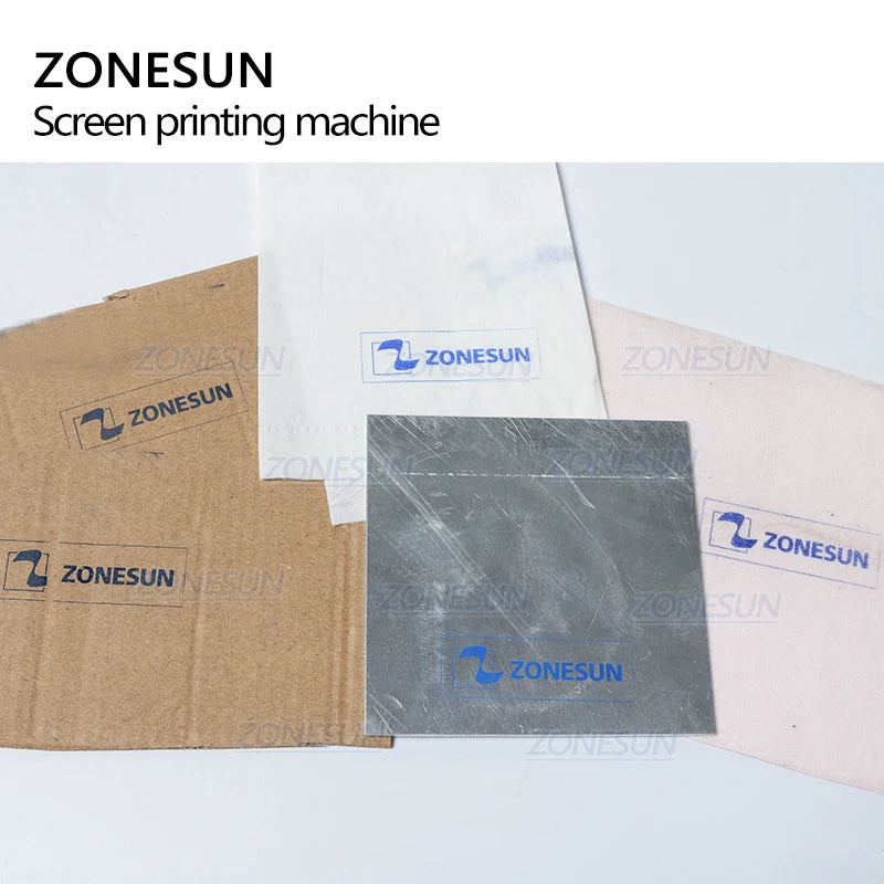 ZONESUN High Precision Stencil Printer Silk Screen Printer SMT Solder Paste Silk Screen Printing Machine For Metal Plastic Wood