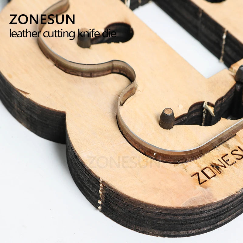 ZONESUN A105 leather punching die key fob cutting die for handmade key ring key cover earphone handicraft leather tool accessory