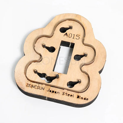 ZONESUN A105 leather punching die key fob cutting die for handmade key ring key cover earphone handicraft leather tool accessory