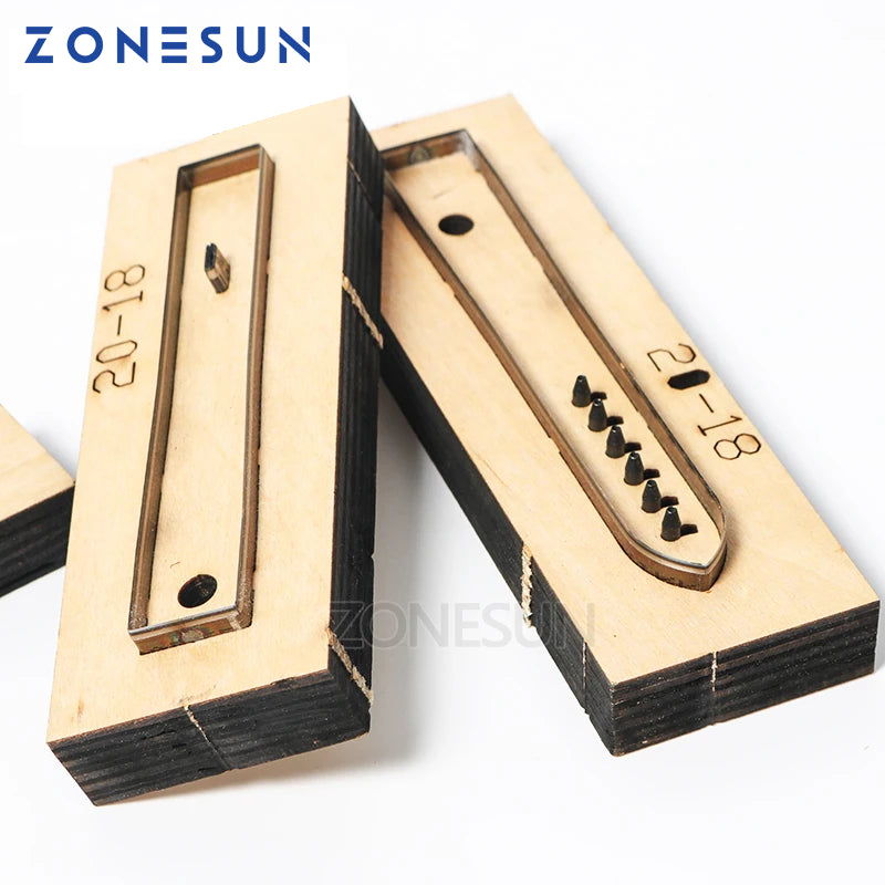 ZONESUN 20-18 Custom link for leather cutting die Wooden Template by Aliexpress premium shipping to Irland