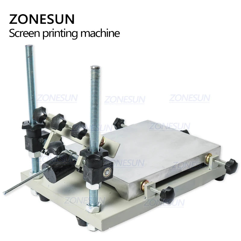 ZONESUN High Precision Stencil Printer Silk Screen Printer SMT Solder Paste Silk Screen Printing Machine For Metal Plastic Wood