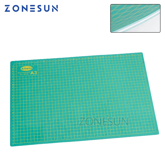 ZONESUN A3 Pvc Cutting Mat Double-sided Self Healing Cutting Board Fabric Leather Craft DIY Pad Quilting Accessories 45*30cm