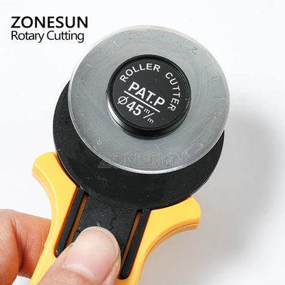 ZONESUN 1PCS 28mm  45mm Rotary Cutter Premium Quilters Sewing Quilting Fabric Cutting Craft Tool Leathercraft Tool