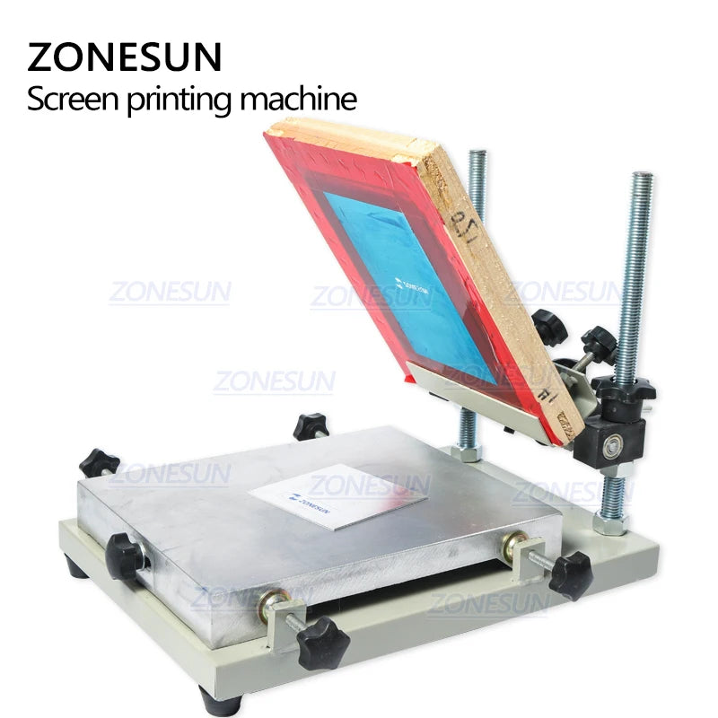 ZONESUN High Precision Stencil Printer Silk Screen Printer SMT Solder Paste Silk Screen Printing Machine For Metal Plastic Wood