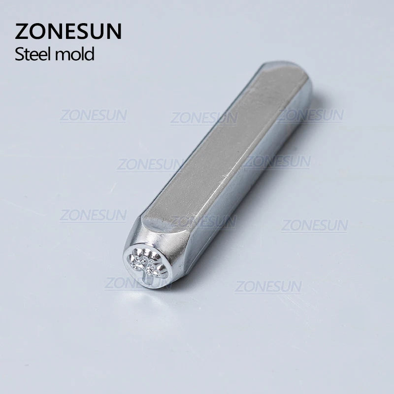 ZONESUN Tree Jewelry Stamping Metal Alphabet LOGO Steel Stamps Mold Marking Tool Punch Die For Leather Ring Bracelet Necklace