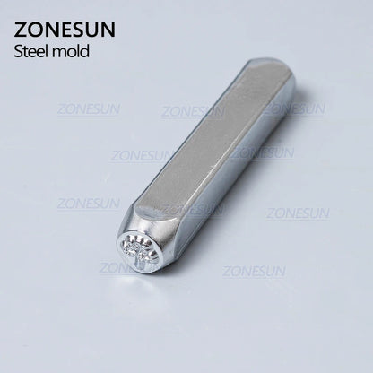 ZONESUN Tree Jewelry Stamping Metal Alphabet LOGO Steel Stamps Mold Marking Tool Punch Die For Leather Ring Bracelet Necklace