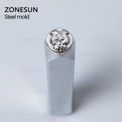 ZONESUN Owl Jewelry Stamping Metal Alphabet LOGO Steel Stamps Mold Marking Tool Punch Die For Gold Ring Bracelet Necklace
